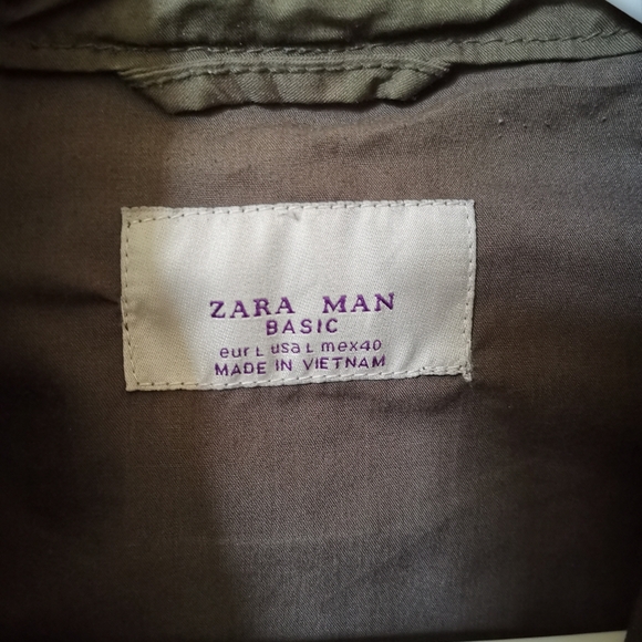Zara Man Basic - Lightweight Military Jacket - Picture 4 of 4
